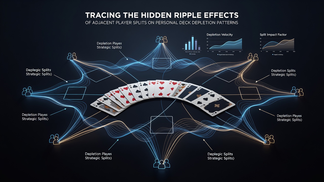 Simulation von Depletionsmustern und Kartenfluss in Multi-Player-Blackjack-Szenarien